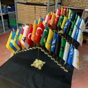 flags printed using DTF technology