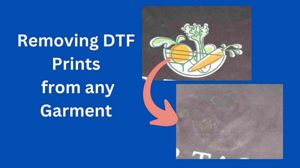 how to remove DTF print from shirt