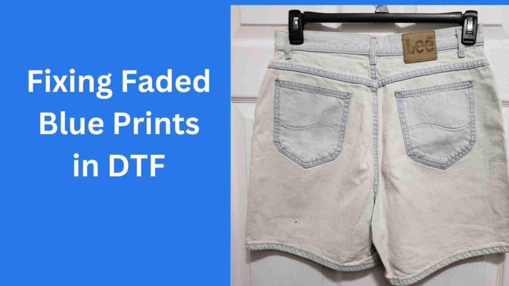 Faded Blue Prints in DTF Printing: Causes and Solutions