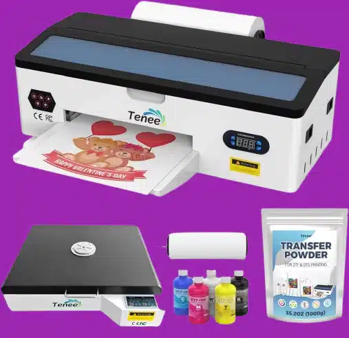  PUNEHOD A3 L1800 DTF Transfer Printer for Fabrics, Leather,  Toys, Swimwear, Handicrafts, and More : Office Products