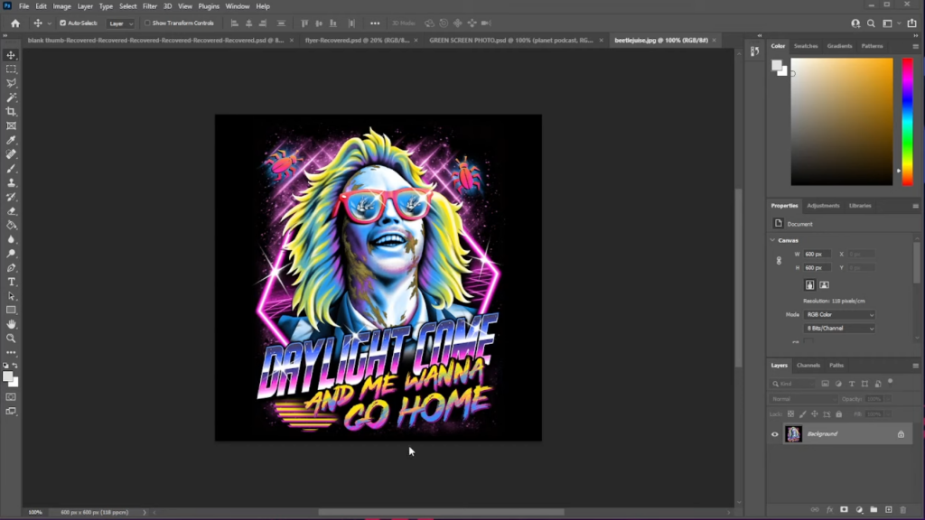 designing in photoshop